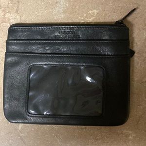 Black Leather Buxton Wallet